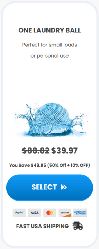 OdorCrush Laundry Ball price 