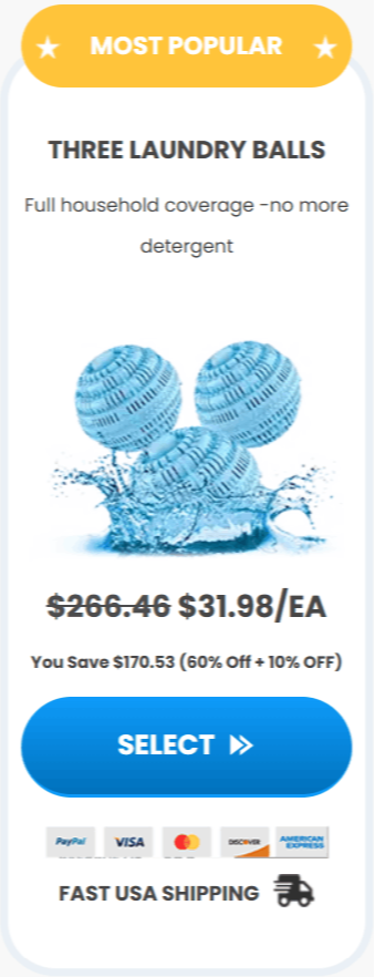 OdorCrush Laundry Ball offer package price 